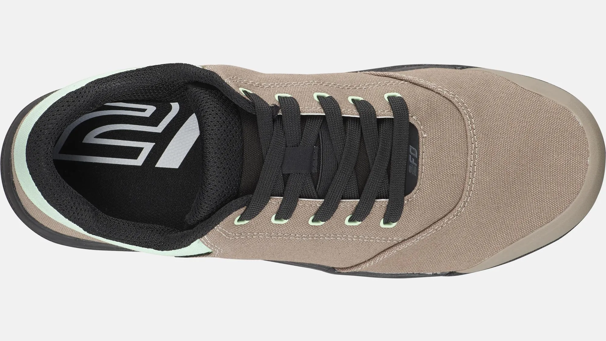 2FO Roost Canvas Mountain Bike Shoes Taupe/Oasis