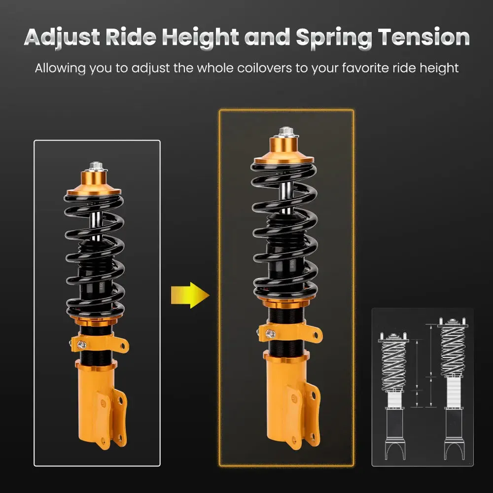 4pc Coilover Suspension Kit for 2007-2008 Honda Fit, Adjustable Height