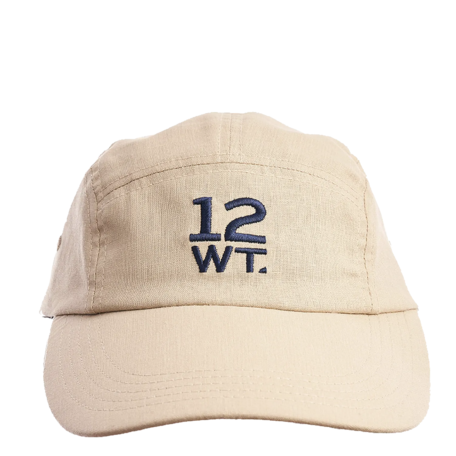 5-Panel Cotton/Linen Long Brim Hat