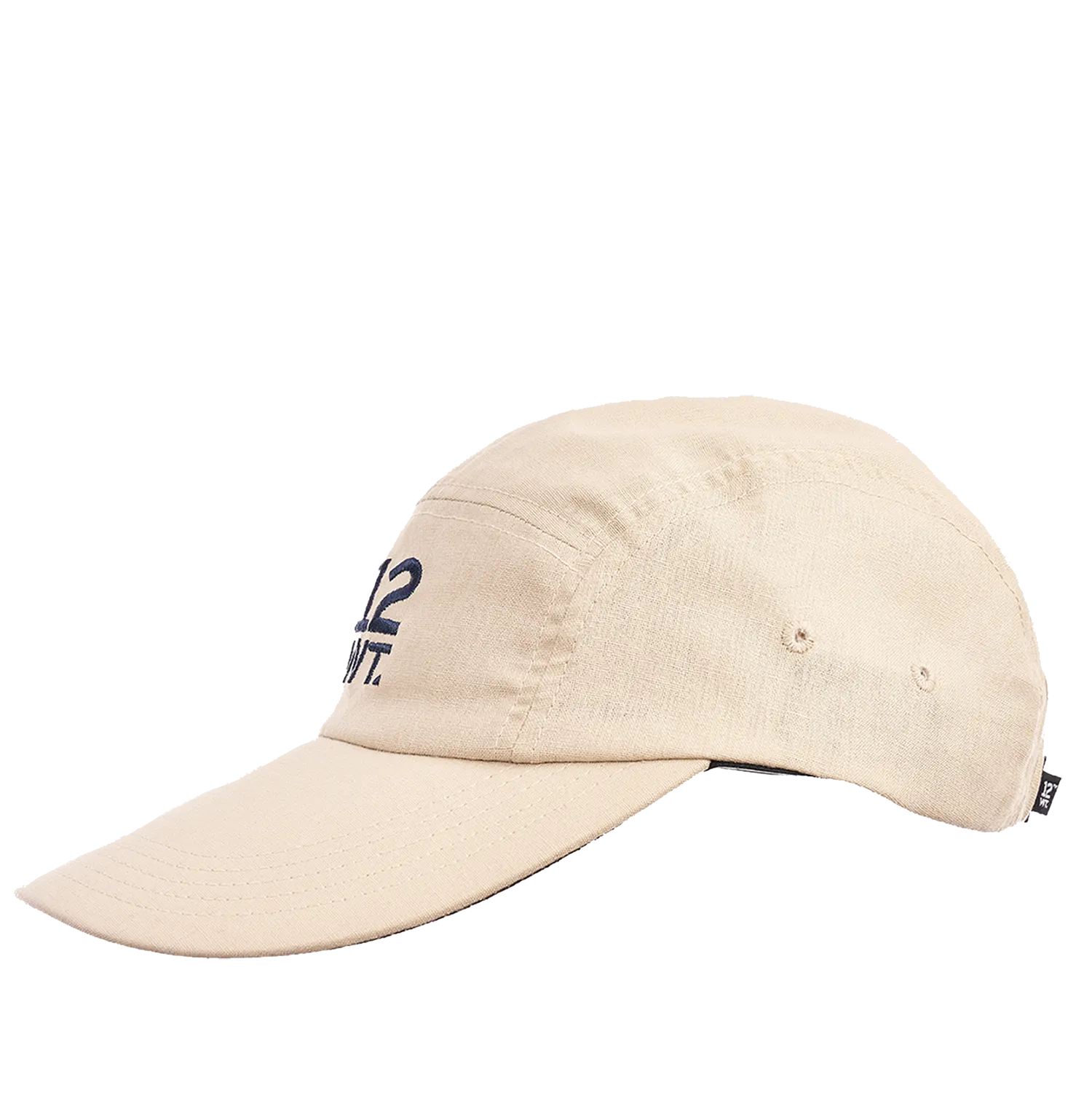 5-Panel Cotton/Linen Long Brim Hat