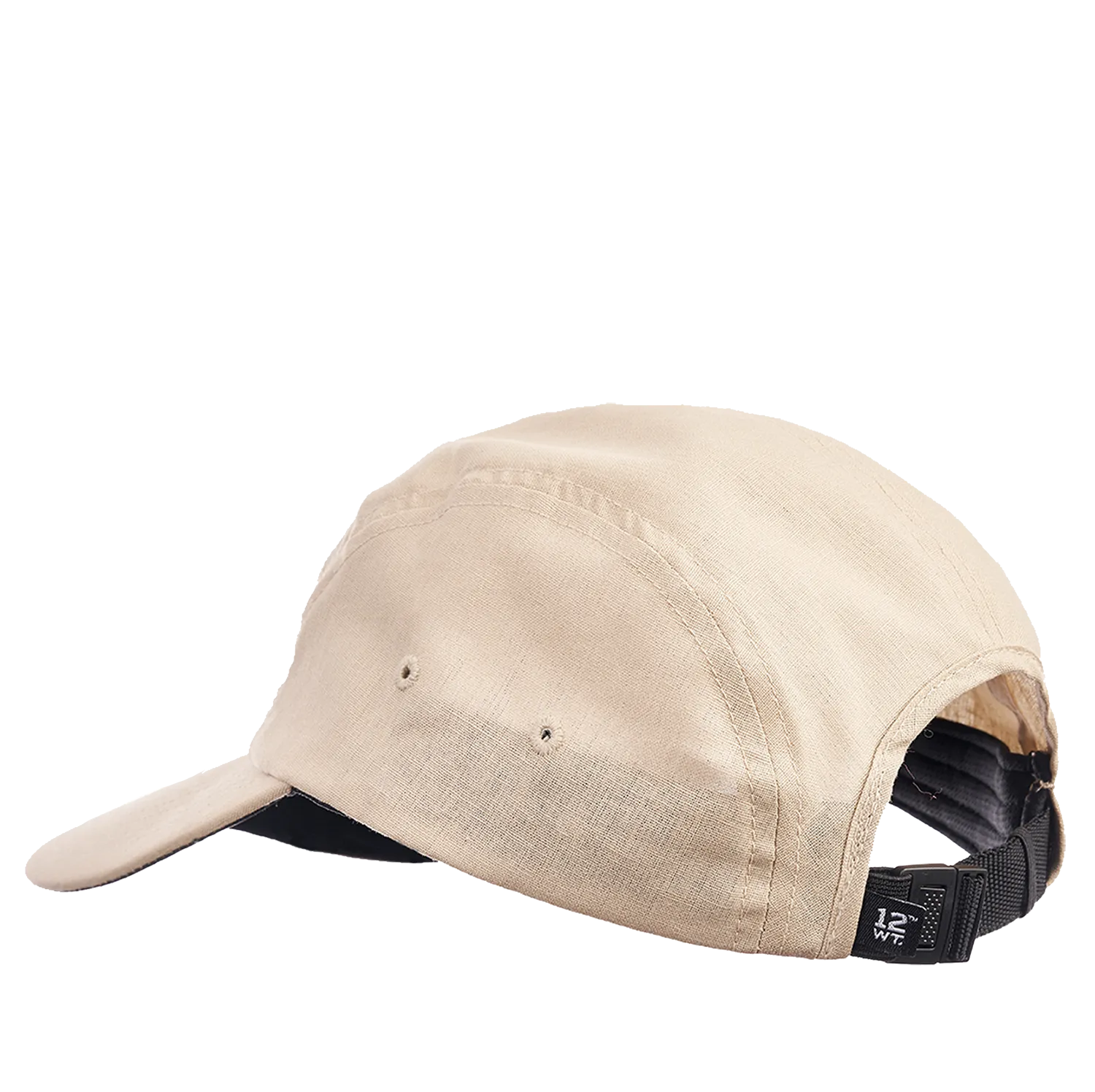 5-Panel Cotton/Linen Long Brim Hat
