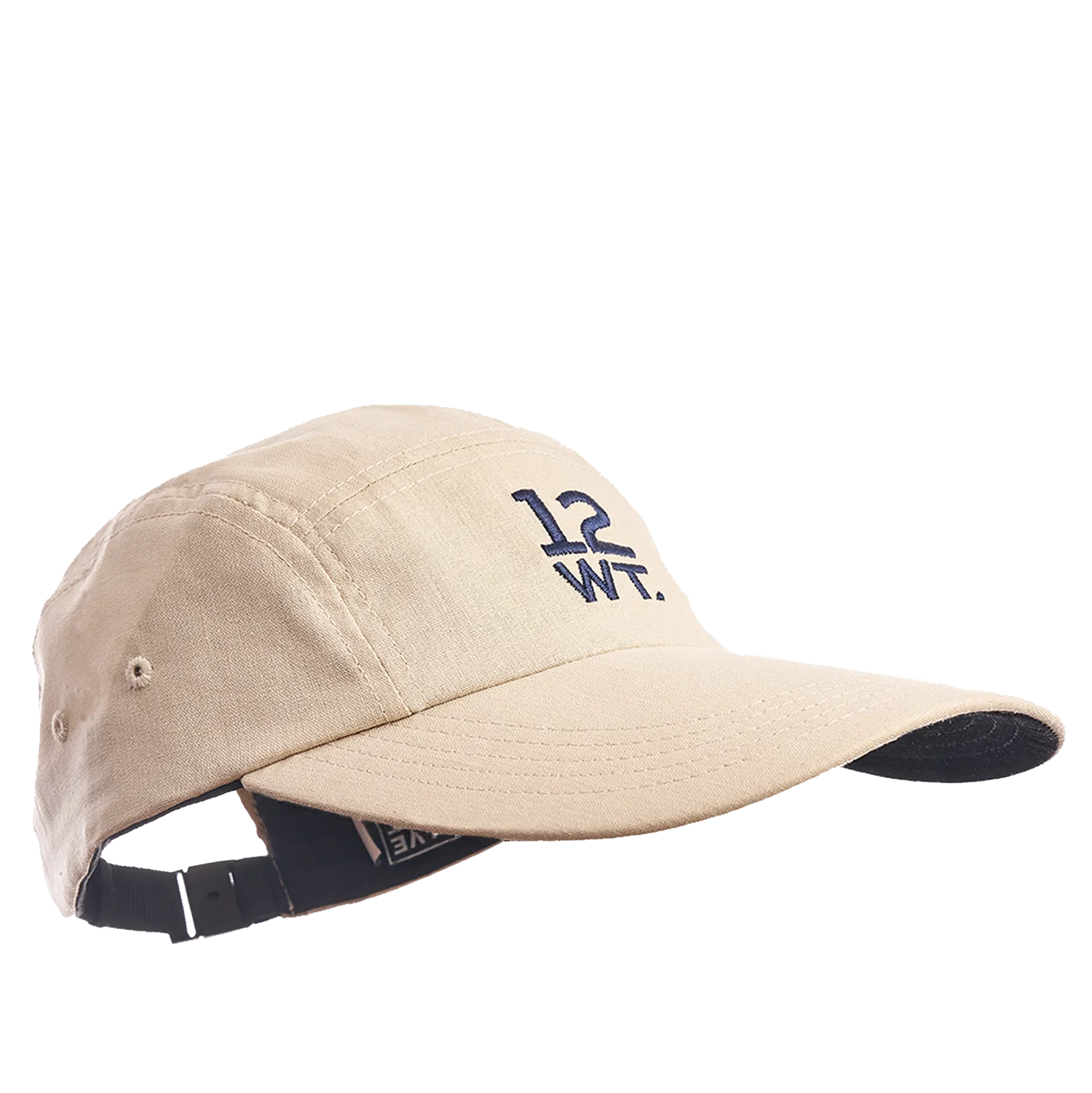 5-Panel Cotton/Linen Long Brim Hat