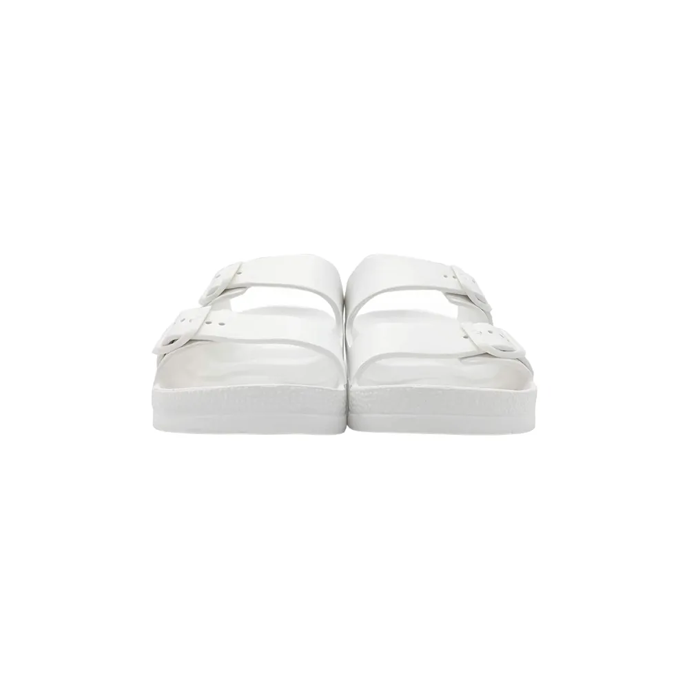 Adjustable Double Buckle Flat Sandals