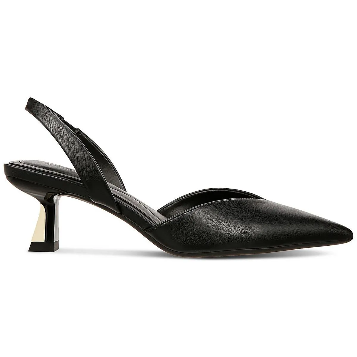 Alfani Womens Omari Faux Leather Slingback Pumps