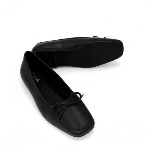 AMIE RAFA MADRID SQUARE TOE BALLET FLAT