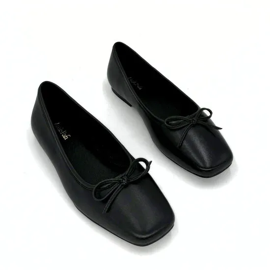 AMIE RAFA MADRID SQUARE TOE BALLET FLAT