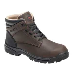 Avenger Men's 6" Builder Brown Round Steel Toe EH SR Work Boot