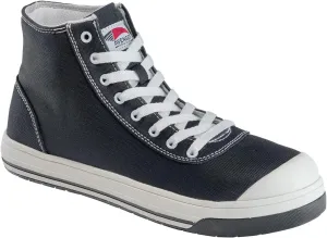 Avenger Work Boots Men's High-Top Industrial Shoe, Black/White, 9.5 Wide