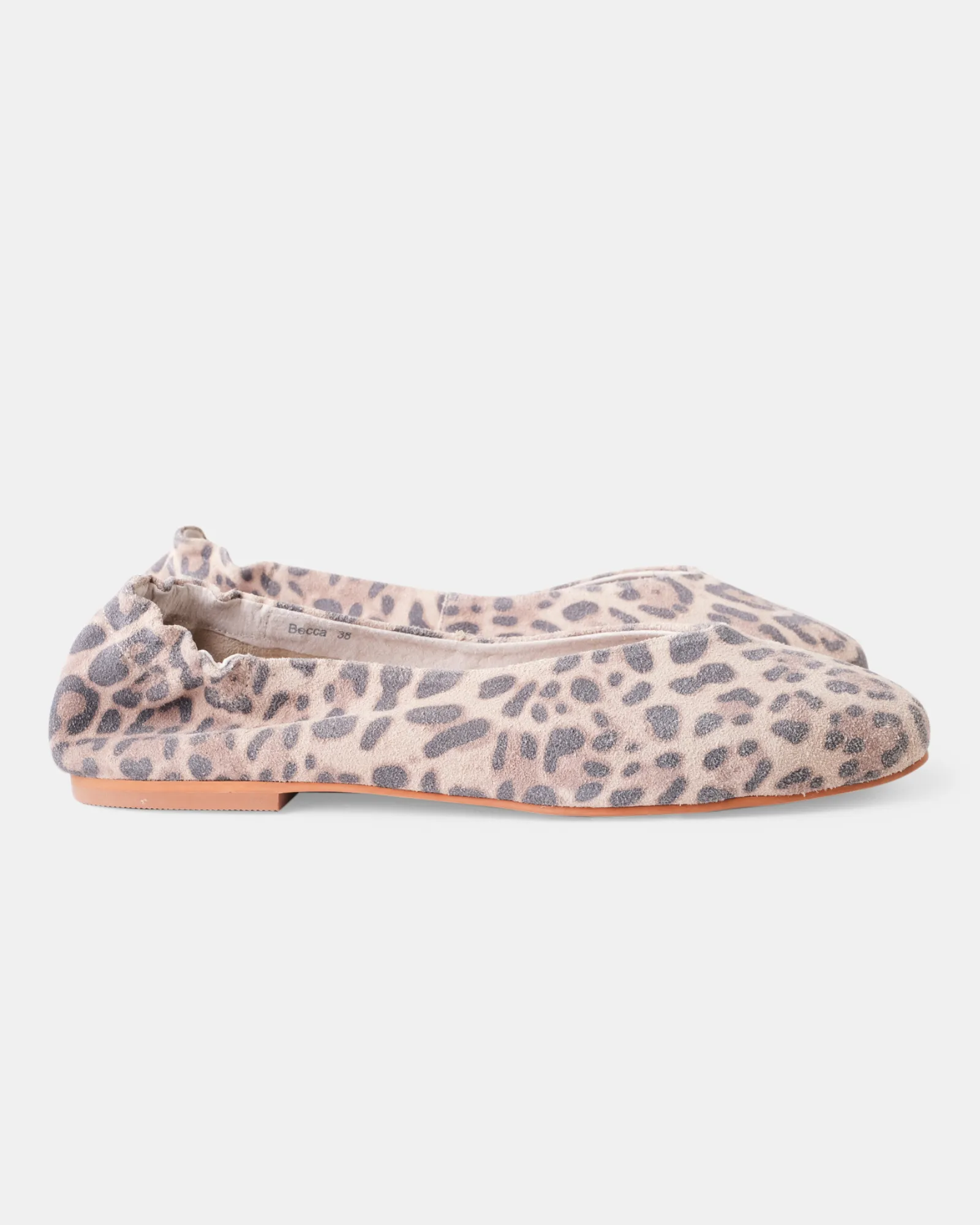 Becca Leather Ballet - Almond Leopard