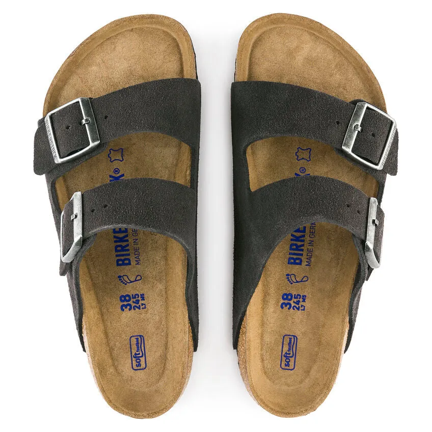 BIRKENSTOCK ARIZONA SFB NARROW FIT IN GREY