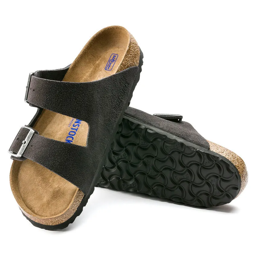 BIRKENSTOCK ARIZONA SFB NARROW FIT IN GREY