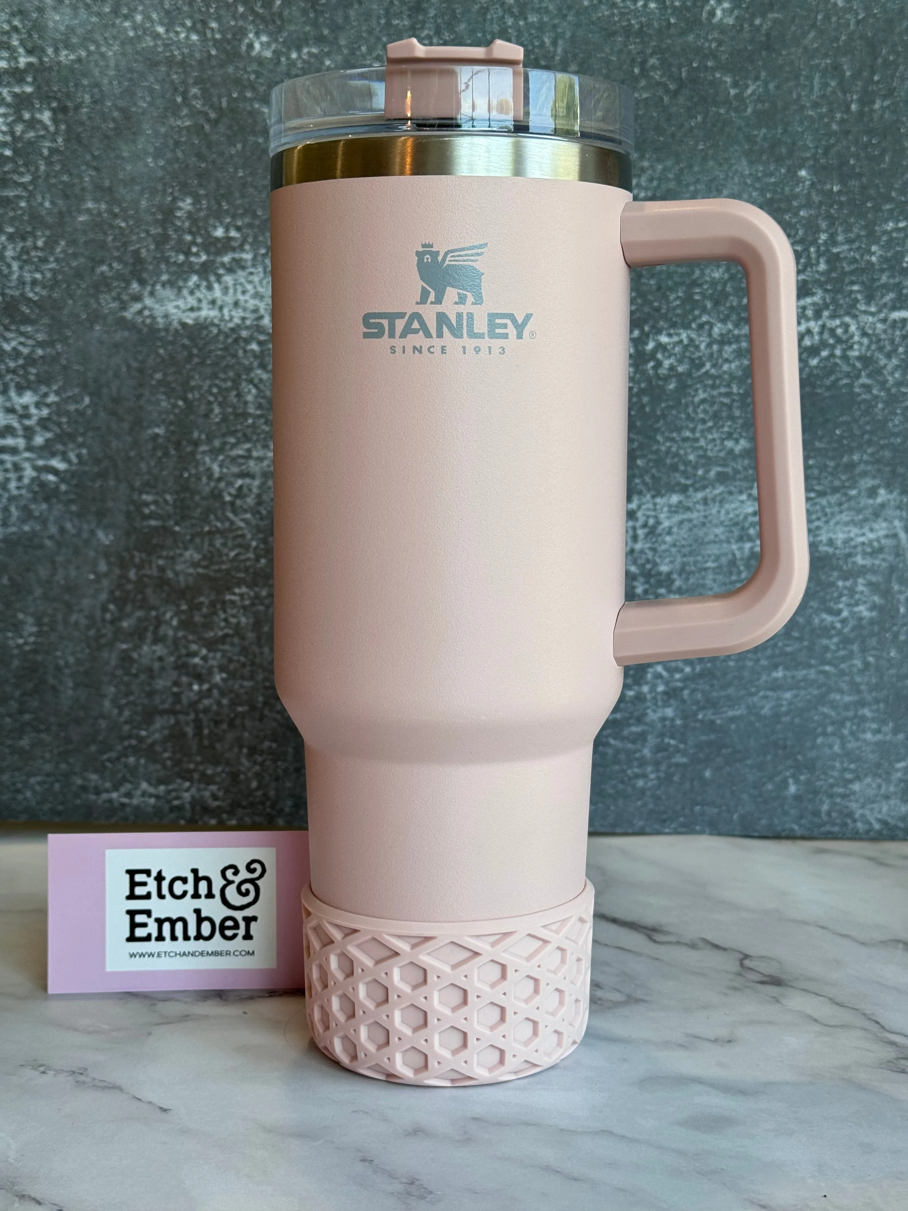 BLUSH WAFFLE Tumbler Boot -fits 20-40oz