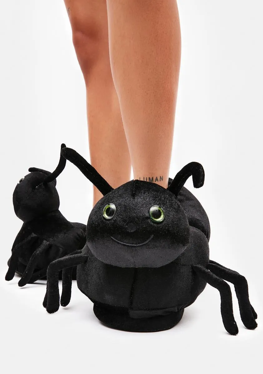 Buggin' Out Plush Slippers