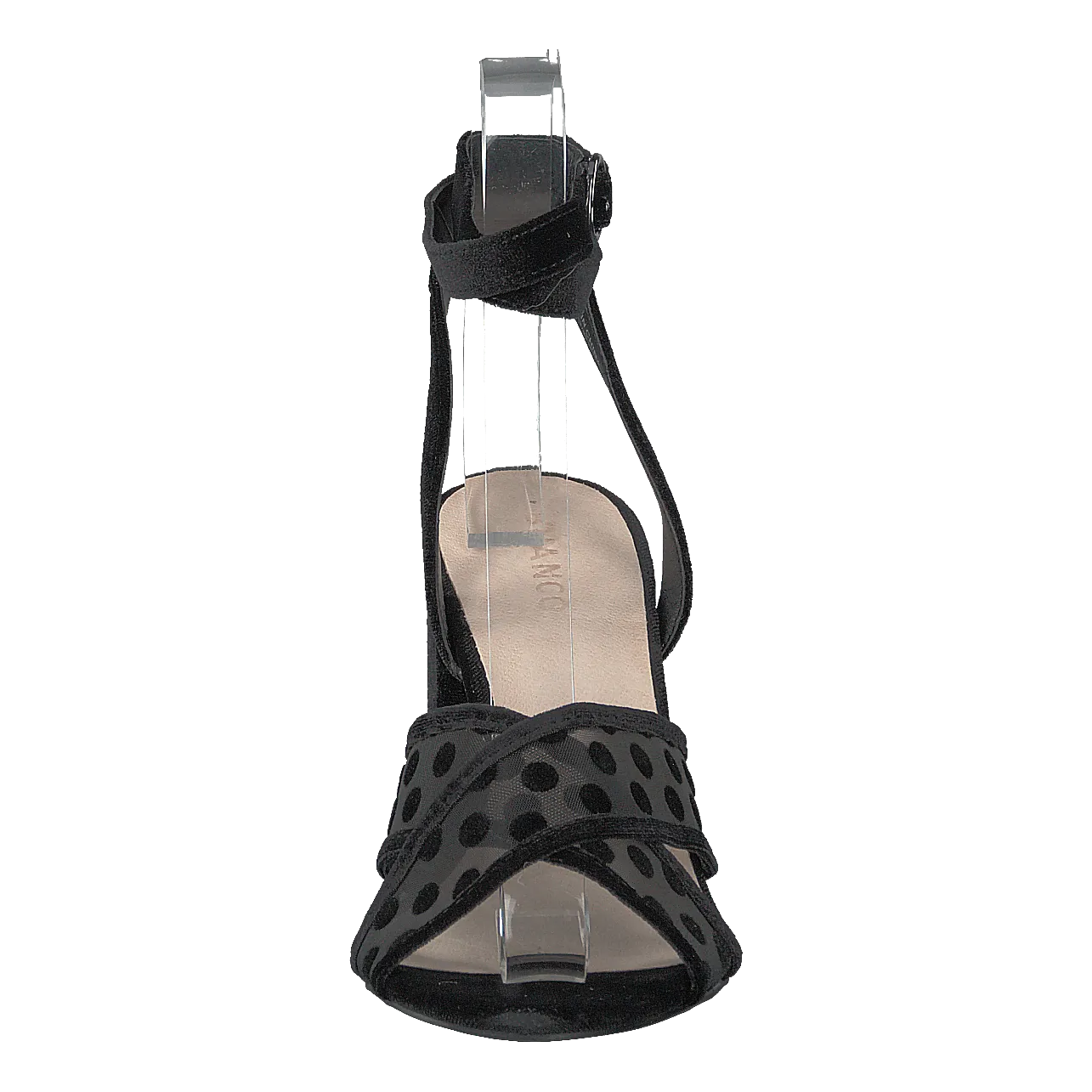 Cali Velour Dots Sandal 104 - Black 4