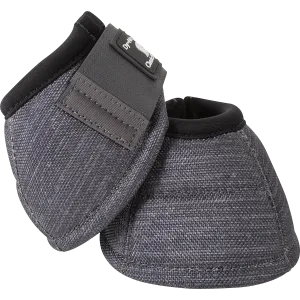 Classic Equine Dynohide 2520D No Turn Horse Overreach Bell Boots Charcoal Gray