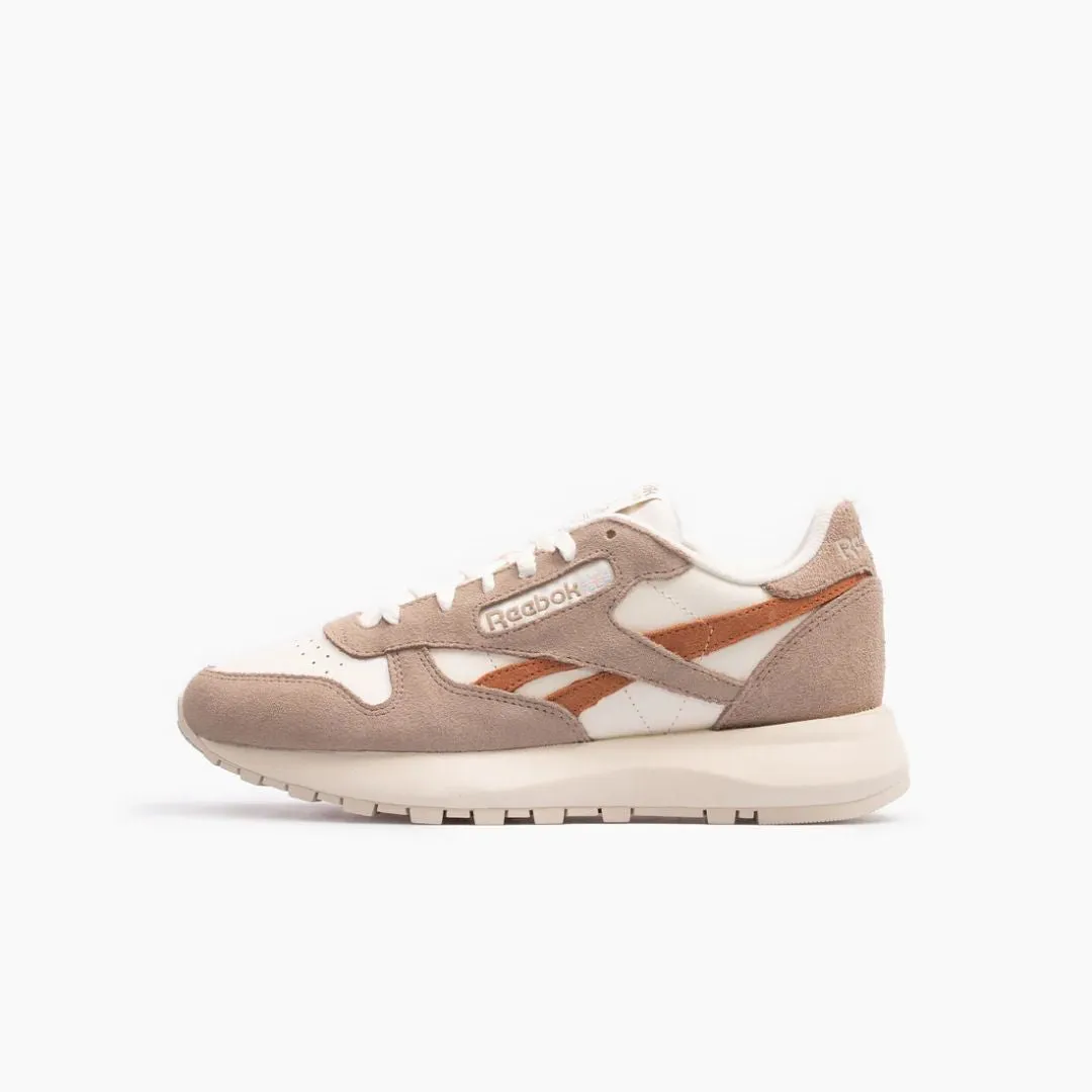 Classic Leather SP (Boulder Beige   Court Brown   Chalk)