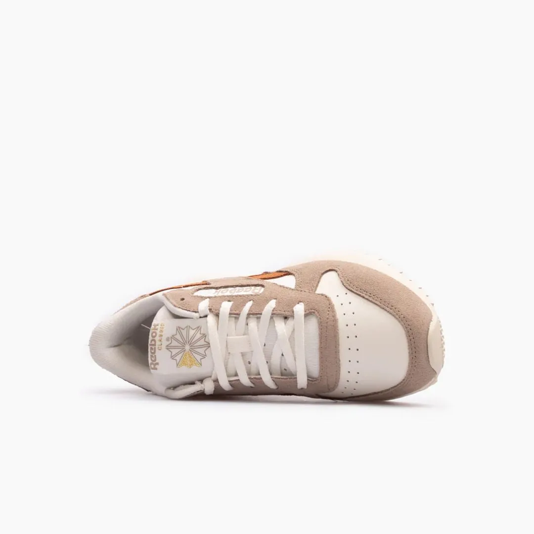 Classic Leather SP (Boulder Beige   Court Brown   Chalk)