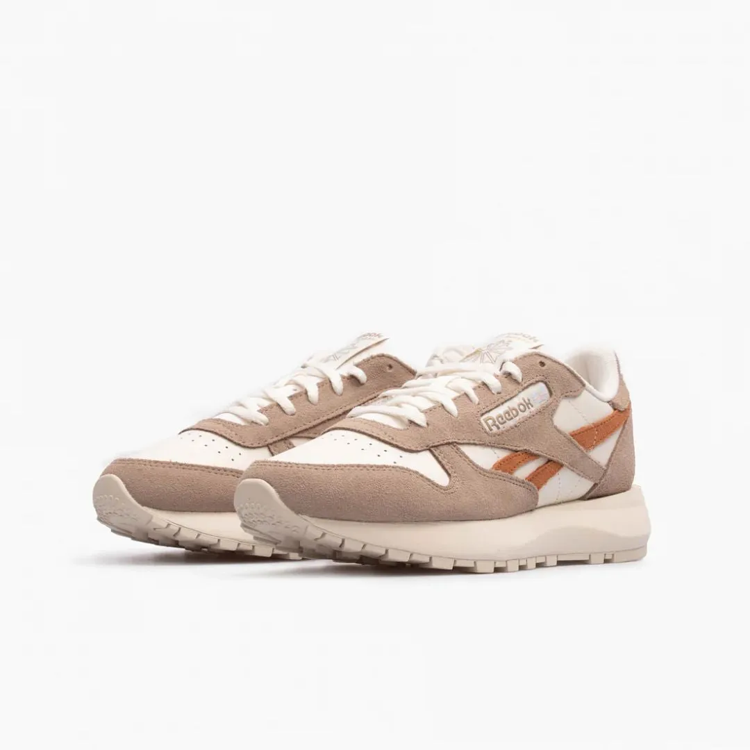 Classic Leather SP (Boulder Beige   Court Brown   Chalk)
