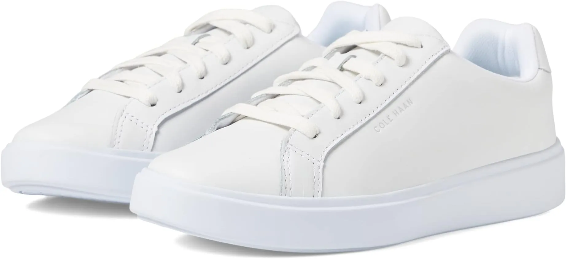 Cole Haan Grand Crosscourt Daily Sneaker in White/Argento