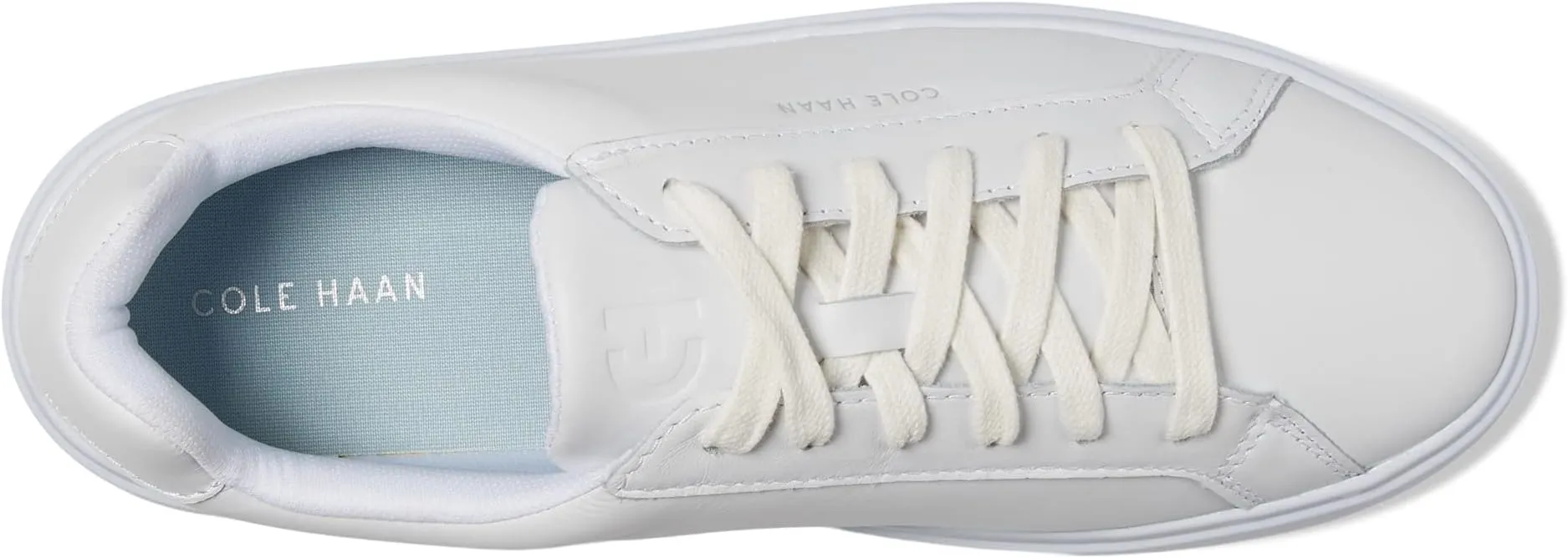 Cole Haan Grand Crosscourt Daily Sneaker in White/Argento