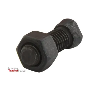 Conical Head Bolt 2 Flats With Nut (TC2M) - M12 x 34mm, Tensile strength 12.9 (25 pcs. Box) To fit as: 013228 | Sparex Part No.S.78747