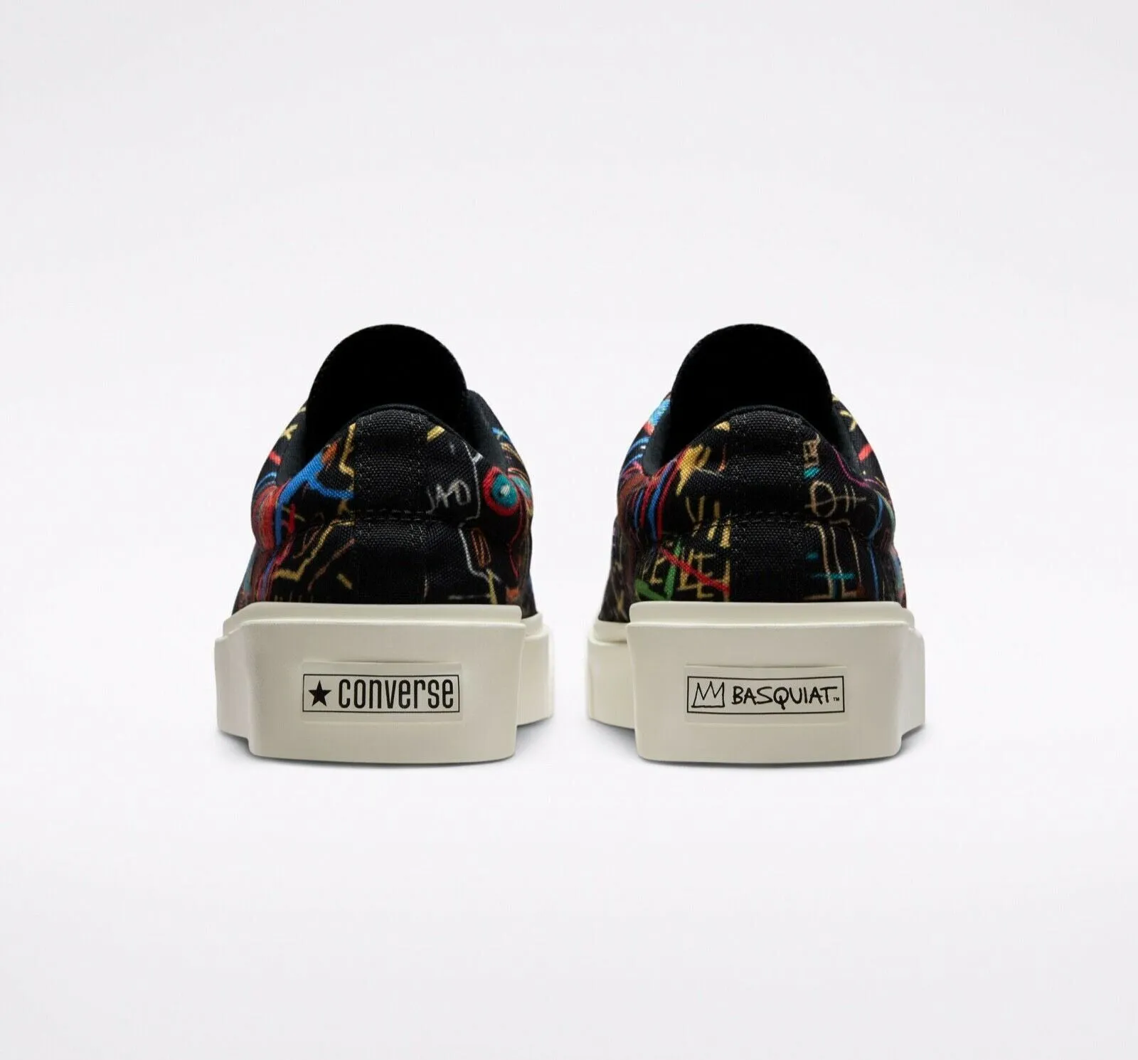 Converse X Basquiat Skid Grip Oxford 172584C Unisex Black Sneaker Shoes C622