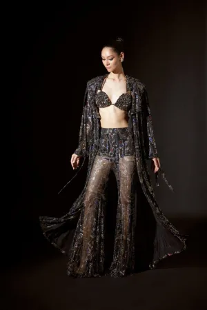 crystal embellished set