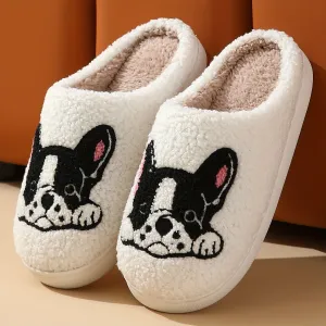 Cute Cartoon Home Slippers, Cozy Indoor House Slippers With Faux Fur Lining, Soft And Warm For Women, Winter & Autumn