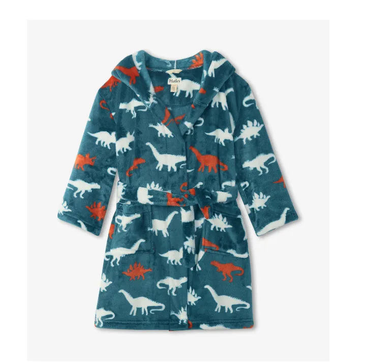 Dino Silhouettes Fleece Robe by Hatley
