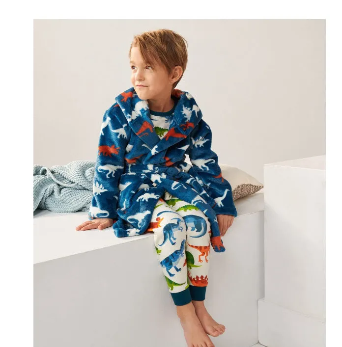 Dino Silhouettes Fleece Robe by Hatley
