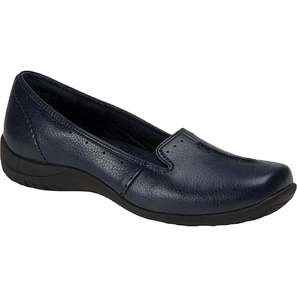 Easy Street Womens PURPOSE Faux Leather Square Toe Flats