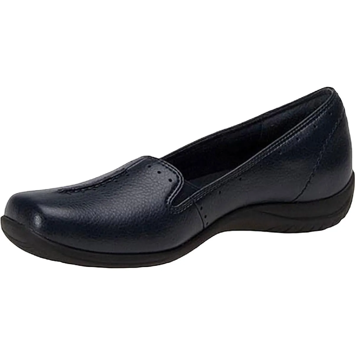 Easy Street Womens PURPOSE Faux Leather Square Toe Flats