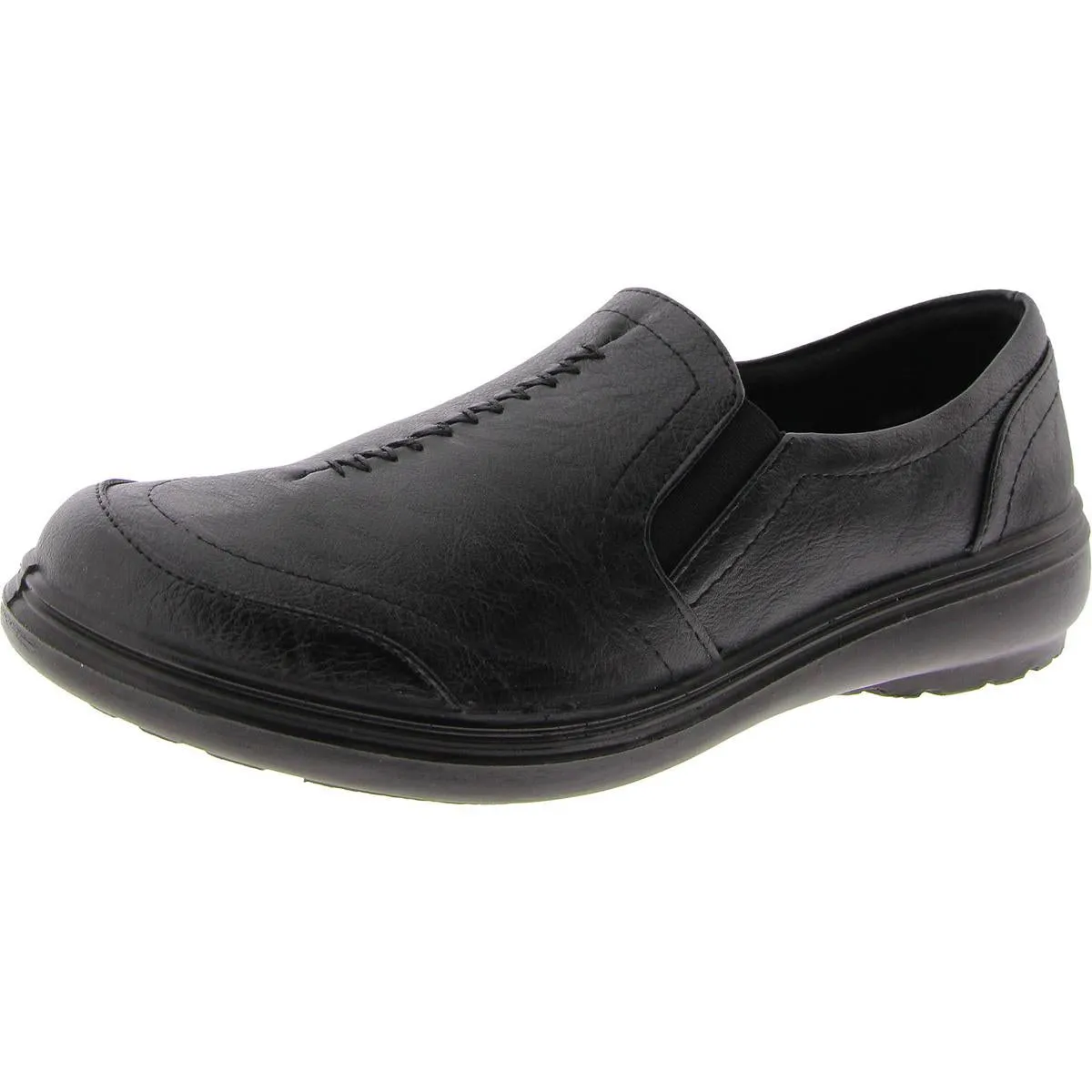 Easy Street Womens Ultimate Slip On Stretch Flats