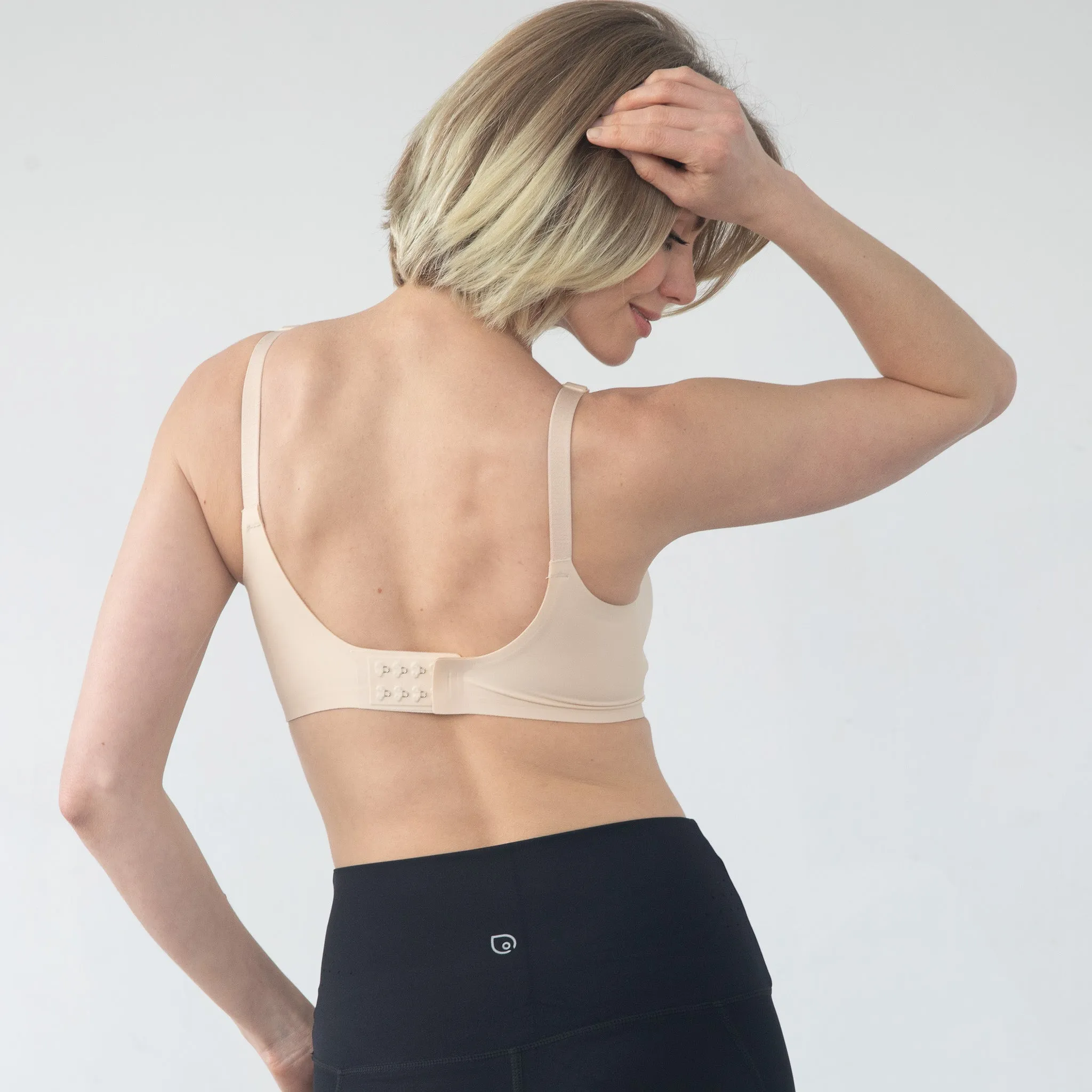 Ella - Second Skin Jelly Strip Nursing Bra (Nude)