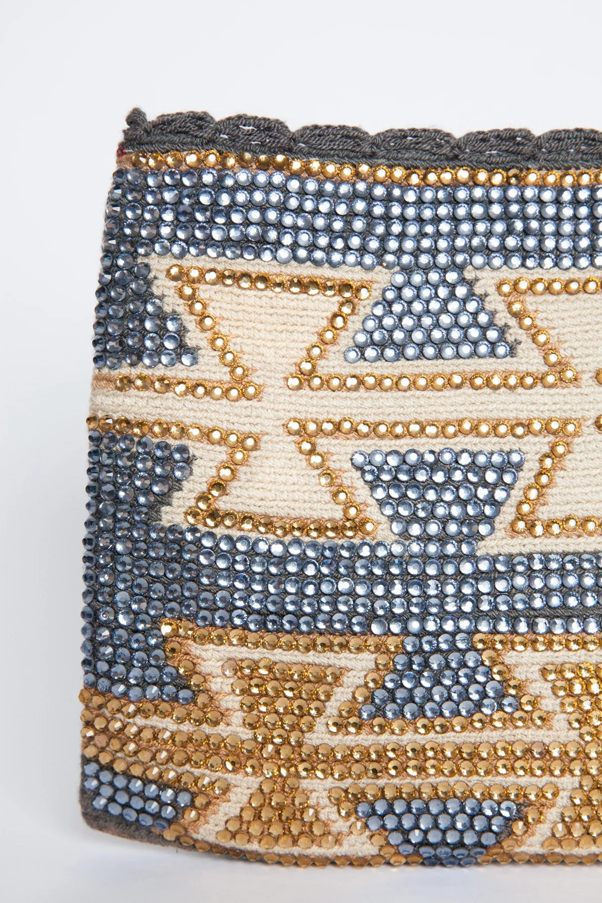 Embellished Crystal Waayu Clutch
