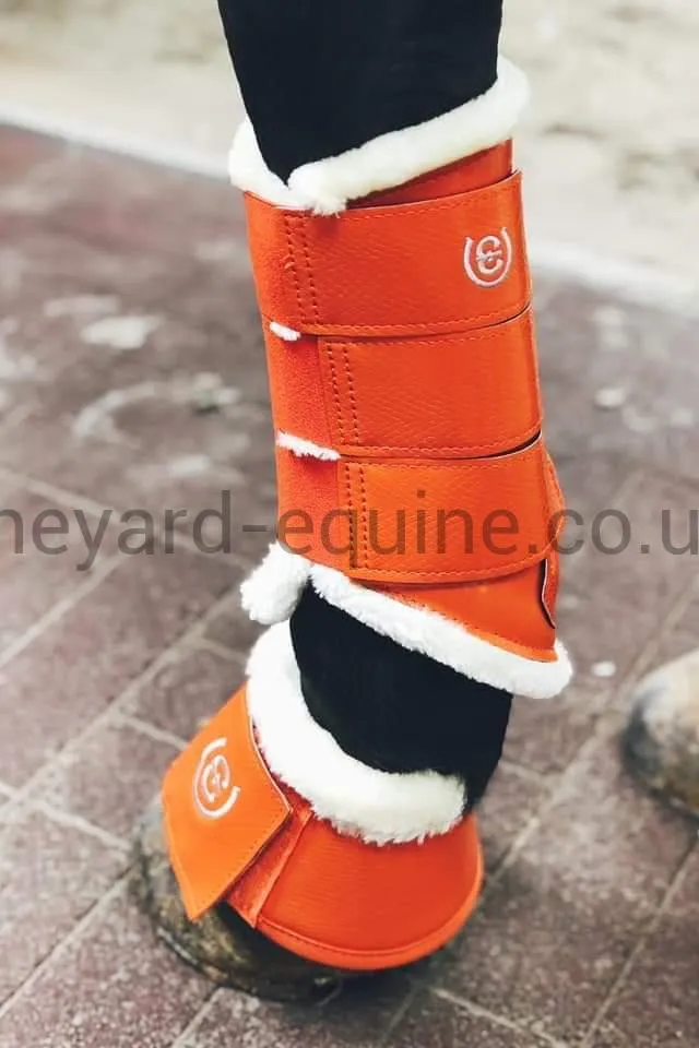 Equestrian Stockholm Bell Boots - Brick Orange