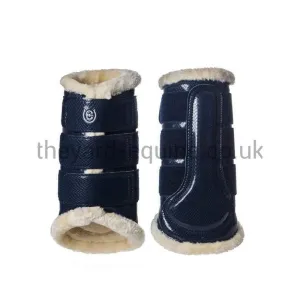 Equestrian Stockholm Brushing Boots - Navy
