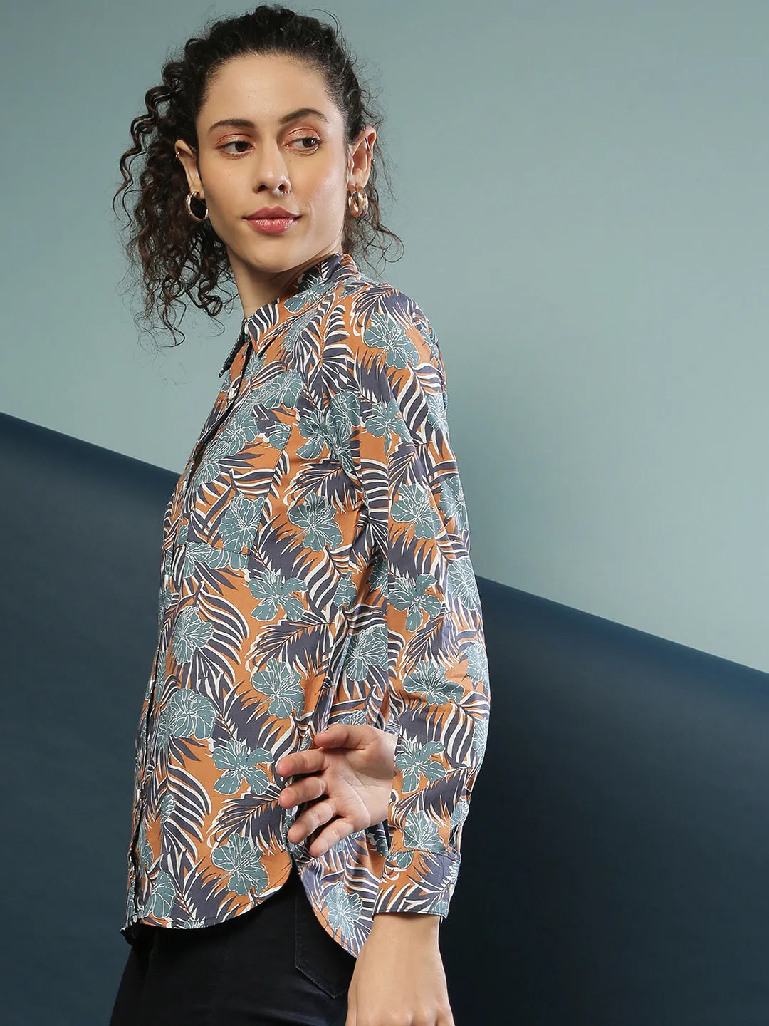 Floral Print Shirt