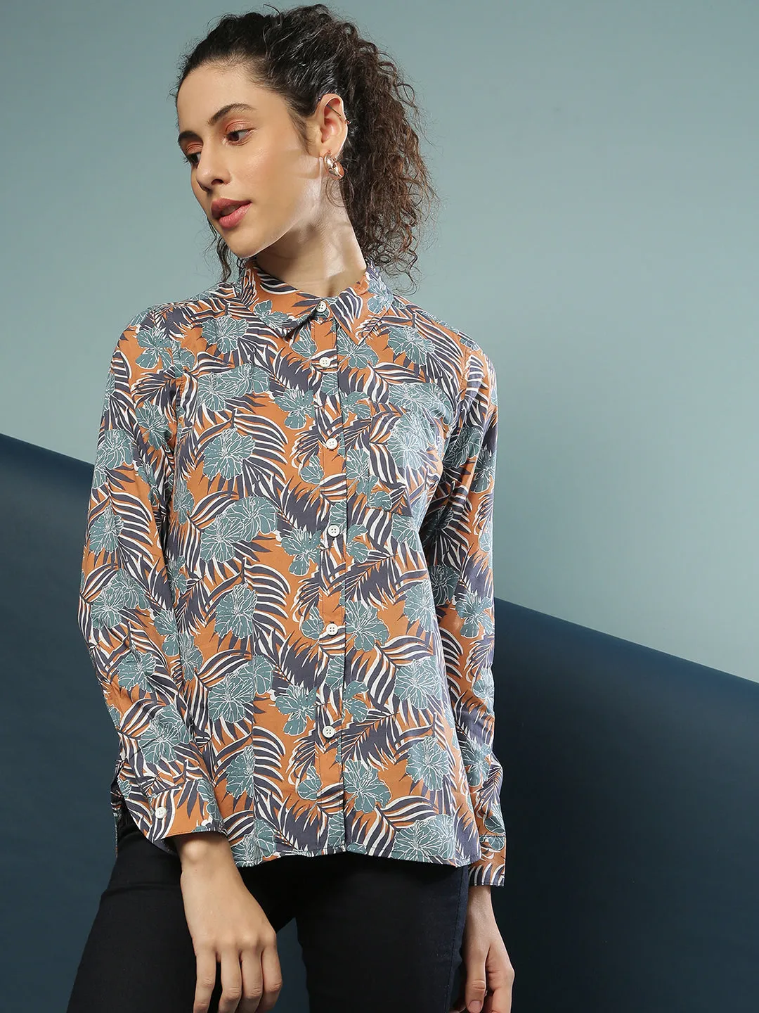 Floral Print Shirt
