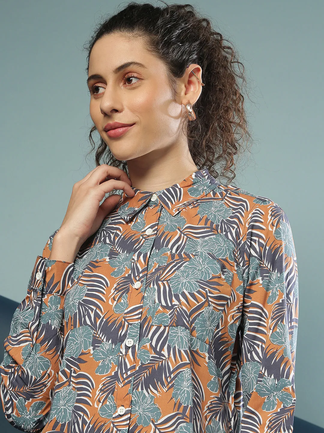 Floral Print Shirt