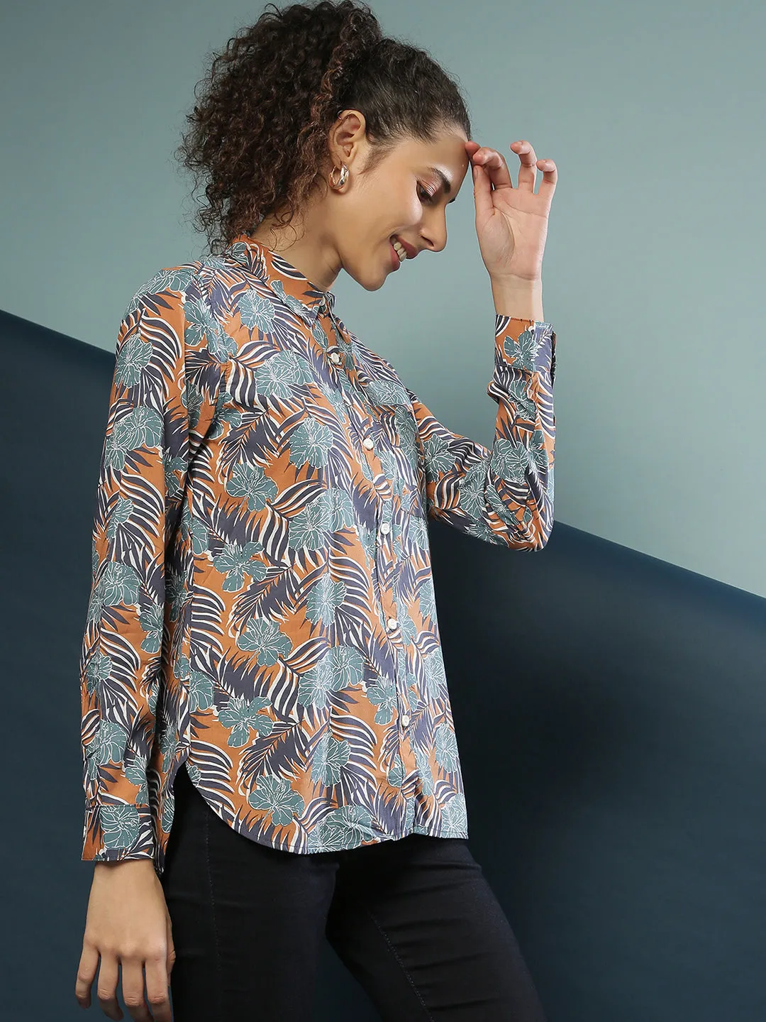 Floral Print Shirt