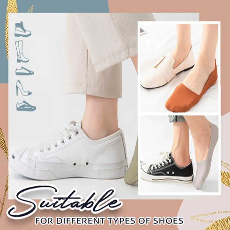 Free Cut Non Slip Ice Silk Socks 3 Pairs