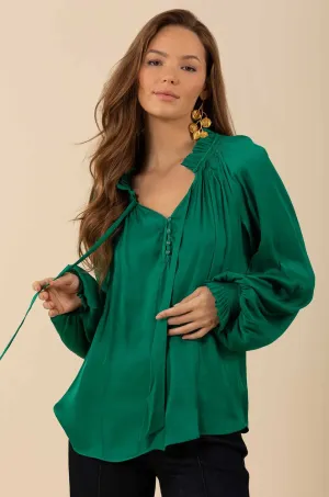 Hale Bob - Sarai L/S Tie Neck Top