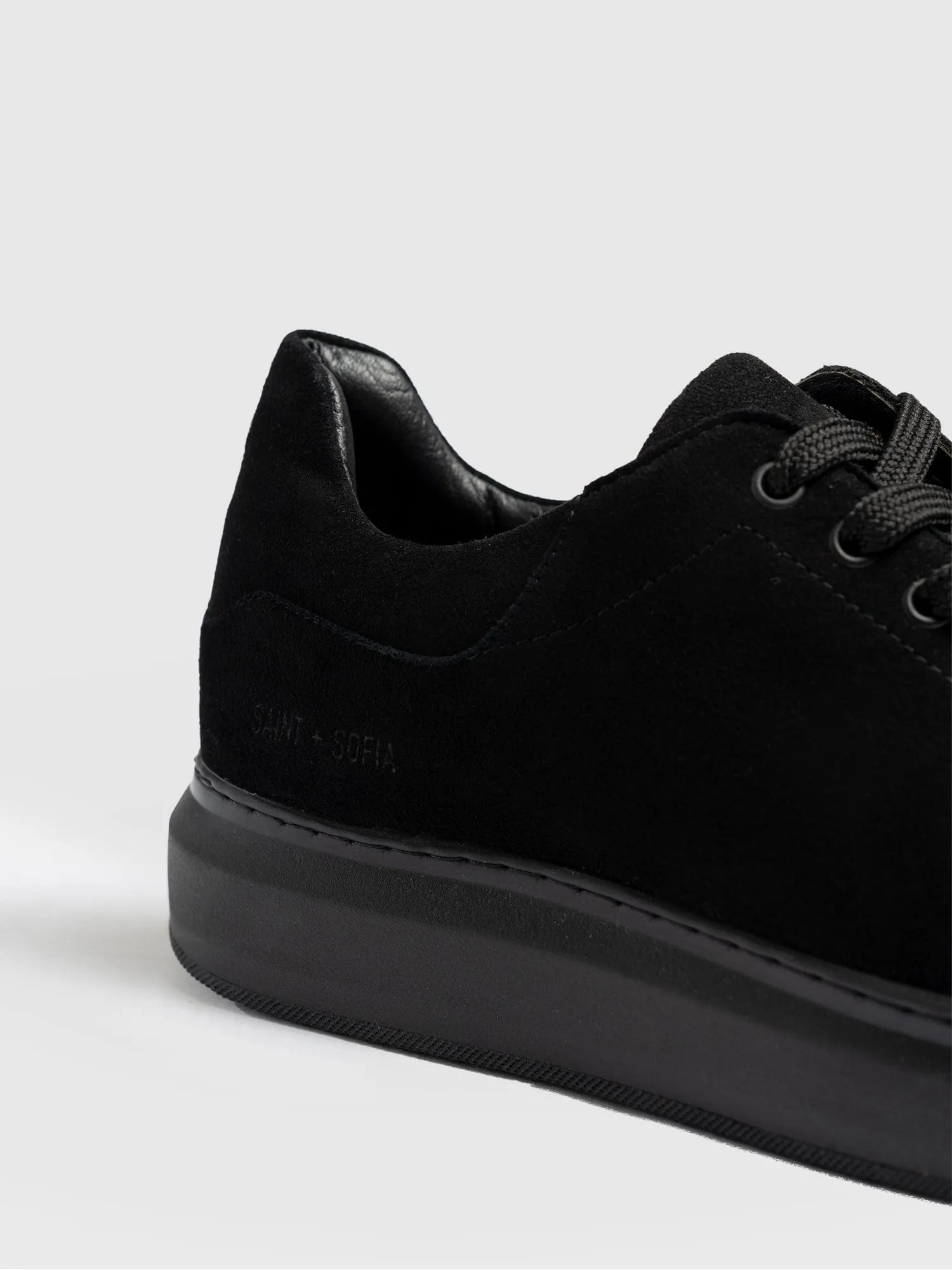 Hampstead Sneaker - Black Suede