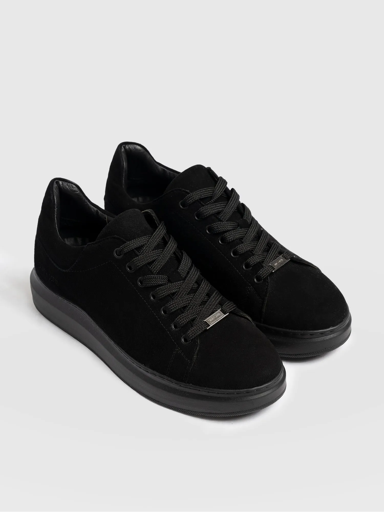 Hampstead Sneaker - Black Suede