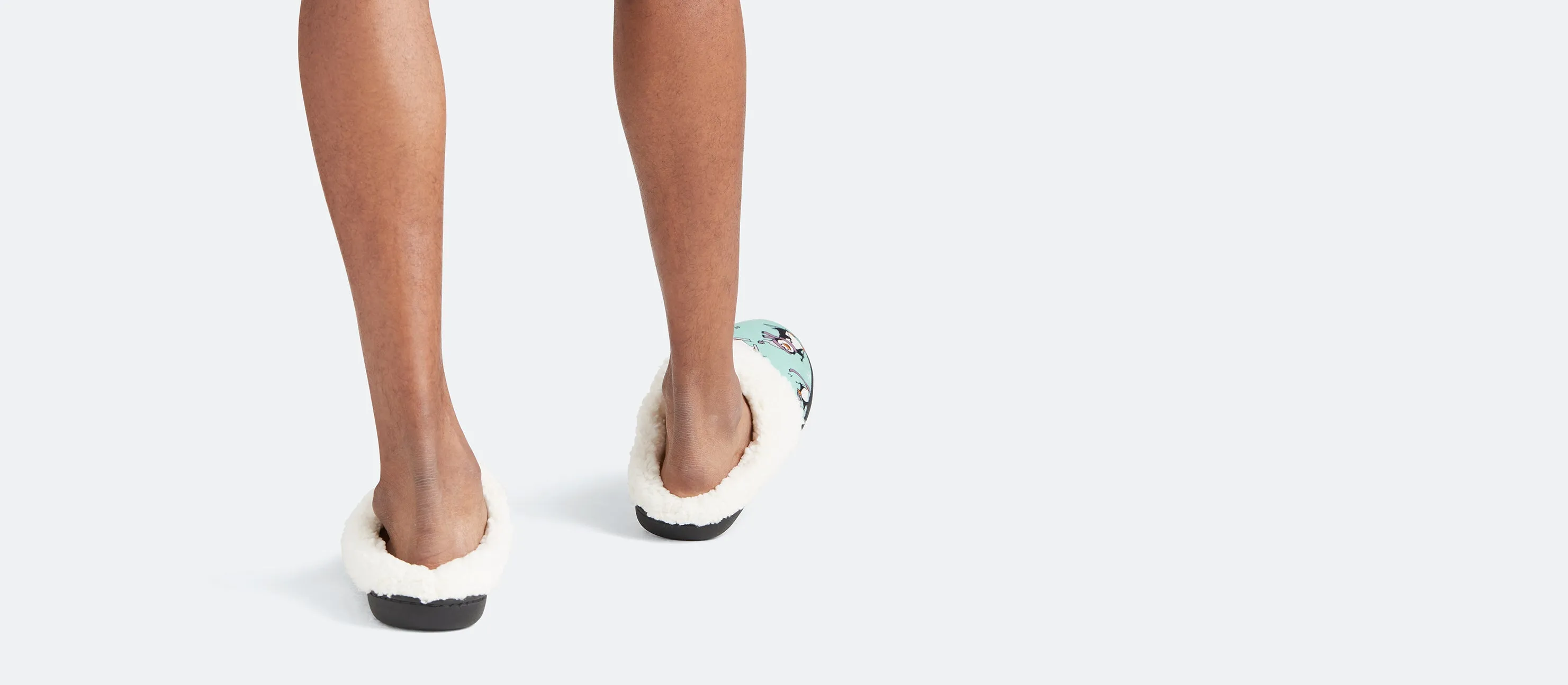 Hard Sole Slippers | Penguins on Skis