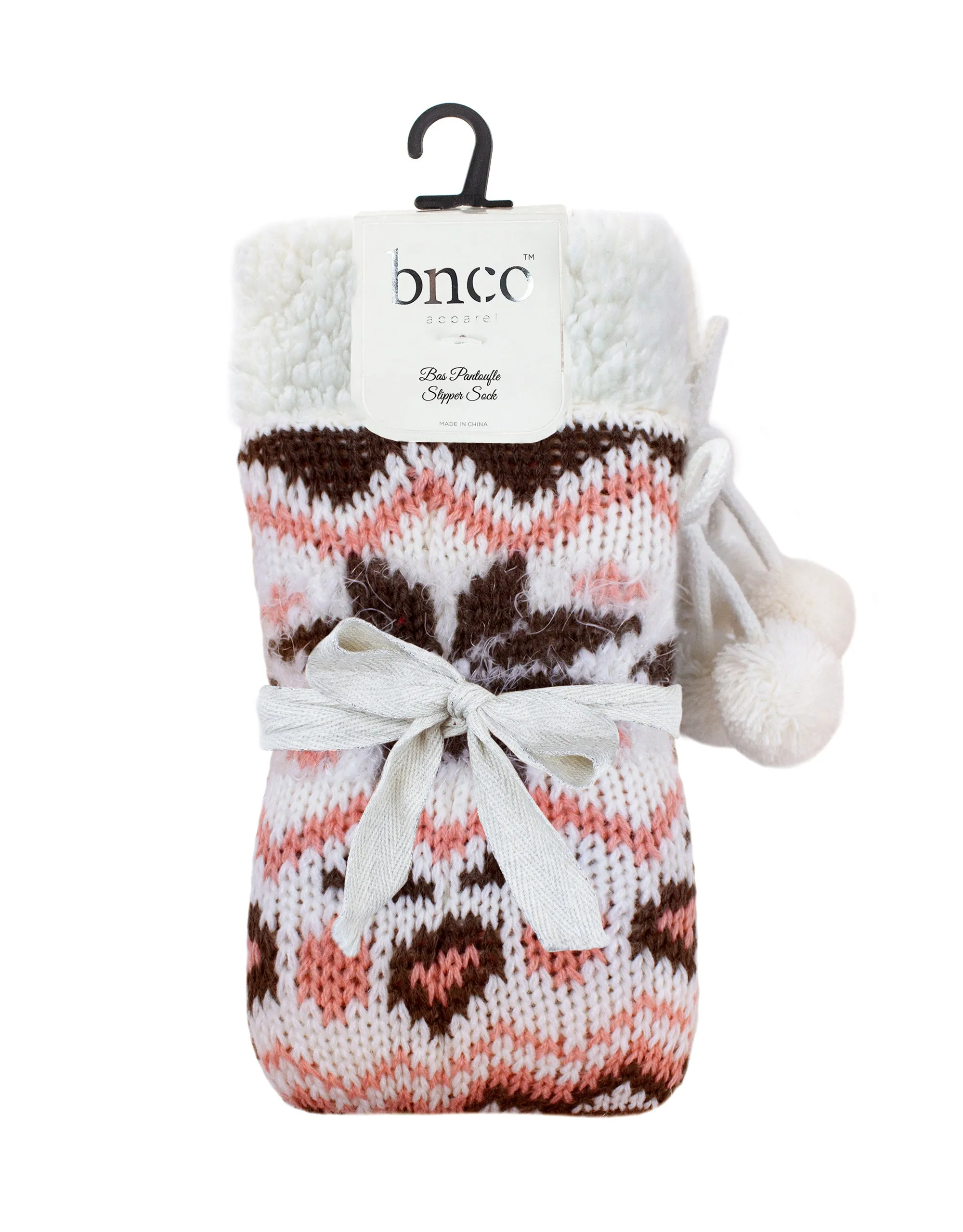 Holiday Gift Edition - Cozy Fairisle Slipper Sock