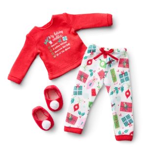 Holiday Wish List PJs for WellieWishers™ Dolls