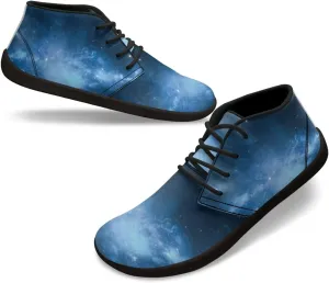 Howilath Galactic Starry Sky Barefoot Running Shoes for Men Low Zero Drop Sneaker Anti-Skid Casual Minimalist Shoes