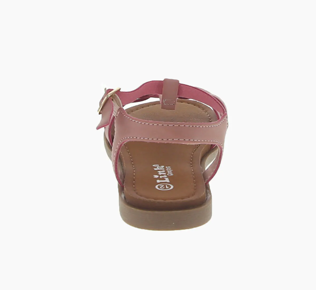 KID'S SHOES PINK PU LEATHER SANDALS SOOTH-03K